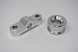 Dual Bend Short Shifter W/ Billet CNC B-Series Shift Linkage Bushings Civic JSR-DRP