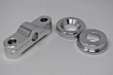 Dual Bend Short Shifter W/ Billet CNC B-Series Shift Linkage Bushings Civic JSR-DRP