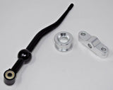 Dual Bend Short Shifter W/ Billet CNC B-Series Shift Linkage Bushings Civic JSR-DRP