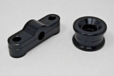 Dual Bend Short Shifter W/ Billet CNC B-Series Shift Linkage Bushings Civic USA JSR-DRP