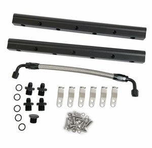 Billet Fuel Rail Kit LS LS1 LS2 LS3 LS6 LSX Aftermarket Intake Jegs Summit TSP JSR-DRP