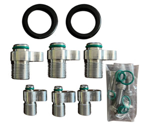 K Swap K20 K24 K Series A/C Fittings Adapters Honda Acura Civic DC2 CRX Si EG EK JSR-DRP