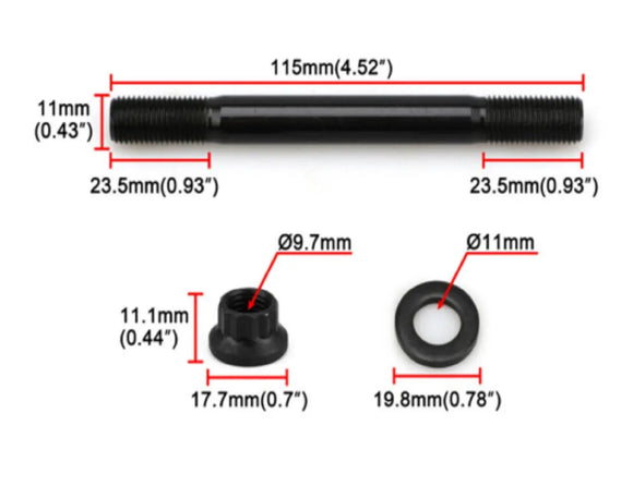 Cylinder Head Stud Kit For Toyota Supra 3.0L 2JZ-GE 2JZ-GTE 2JZ 203-4205 JSR-DRP