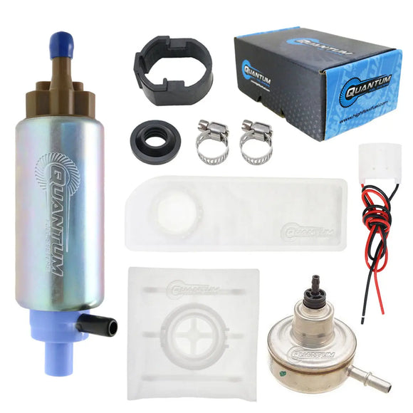 QFS OEM Replacement In-Tank EFI Fuel Pump w/ Fuel Pressure Regulator, Strainer, HFP-379-R QFS