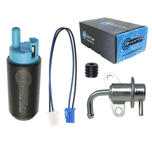 QFS OEM Replacement Marine/Outboard EFI Fuel Pump w/ Fuel Pressure Regulator, Strainer, HFP-382S-OB2R QFS