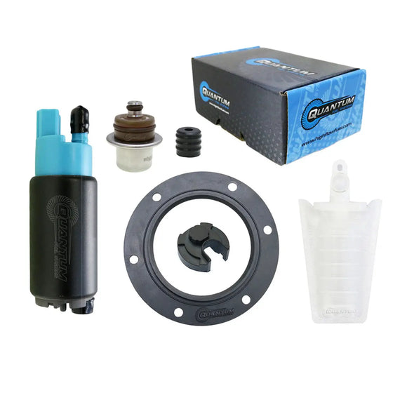 QFS OEM Replacement In-Tank EFI Fuel Pump w/ Fuel Pressure Regulator, Tank Seal, Strainer, HFP-382-P2T QFS