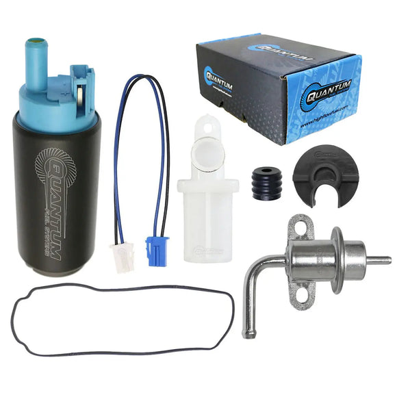 QFS OEM Replacement Marine/Outboard EFI Fuel Pump w/ Fuel Pressure Regulator, Tank Seal, Strainer, HFP-382S-OBR2T2 QFS