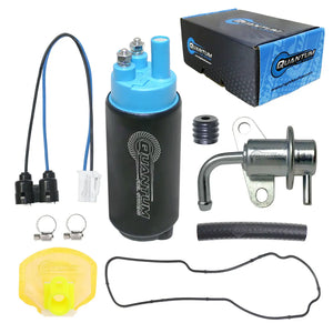 QFS OEM Replacement In-Tank EFI Fuel Pump w/ Fuel Pressure Regulator, Tank Seal, Strainer, HFP-384-UR4T5 QFS