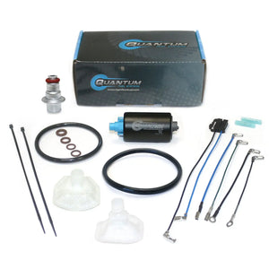 QFS OEM Replacement In-Tank EFI Fuel Pump w/ Fuel Pressure Regulator, Tank Seal, Strainer, HFP-386-UR3T2 QFS