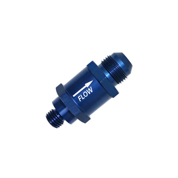 QFS Check Valve -6AN M10x1 For Walbro/TI GSL391 / GSL392 / GSL393 / GSL395 Series Inline Pumps QFS