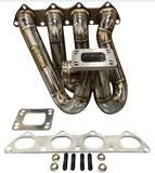 H Series T3 T4 Top Mount Turbo Manifold GSR Si H22A F20B 44mm For Civic DC2 H22 JSR-DRP