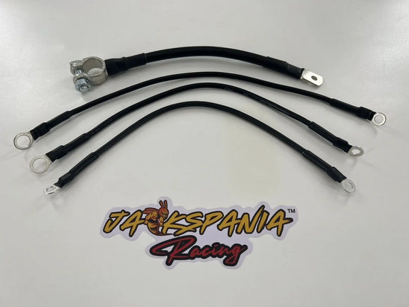 Heavy Duty Battery Ground Strap Kit For Honda Acura B D H K Series Engine Trans JSR-DRP