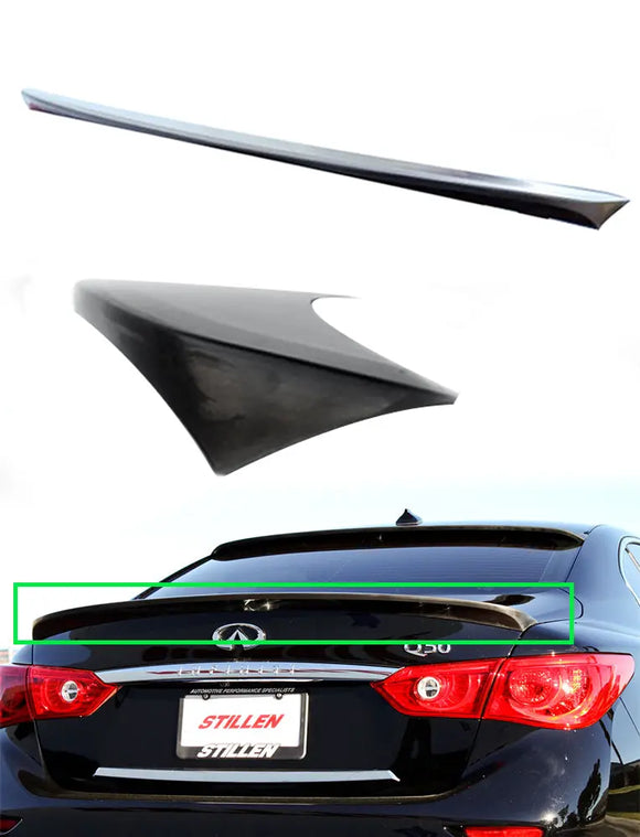 Infiniti Q50 Rear Spoiler [Unpainted] - KB11223 STILLEN