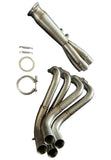 K Swap K20 K24 Megaphone Exhaust Header 3" 4-1 Tri-Y EK EG DC2 Civic V Band Pipe JSR-DRP