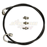 Master To Slave Cylinder Complete Stainless Clutch Line For 06-15 Honda Civic Si JSR-DRP