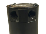 Oil Catch Can Tank 2-Port Baffled Reservoir Breather Universal Reservoir USA JSR-DRP