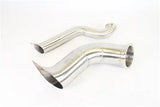 PLM Power Driven D-Series Hood Exit Up-pipe & Dump Tube for Top Mount Turbo Manifold PLM