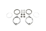 Precision Works Flange Gasket Hardware For Harley Davidson Exhaust Install Kit 84-15 PLM