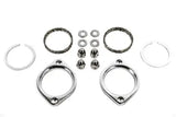 Precision Works Flange Gasket Hardware For Harley Davidson Exhaust Install Kit 84-15 PLM