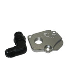 Precision Works Timing Chain Tensioner Cover Plate AN10 90 Degree Swivel Honda K-Series PLM