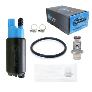 QFS OEM Replacement In-Tank EFI Fuel Pump w/ Pressure Regulator, Tank Seal, Strainer, HFP-382-S122RT QFS