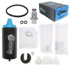 QFS OEM Replacement In-Tank EFI Fuel Pump w/ Pressure Regulator, Tank Seal, Strainer, HFP-397-URT QFS