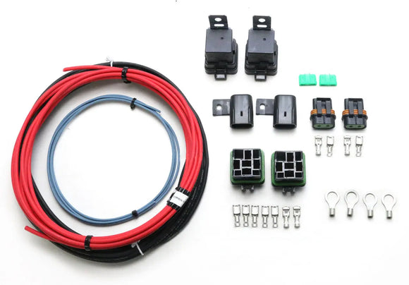 QFS Dual Fuel Pump Relay Hotwire Kit - Includes Relays, Wiring, Fuses, Terminals QFS