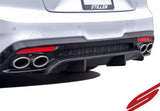 2018-2021 Kia Stinger GT (AWD/RWD 3.3TT) Rear Diffuser [Matte Black] - KB26002MB Stillen