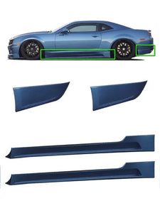 2010-2013 Chevy Camaro Side Skirt Kit w/Rear Corners - KB51025 STILLEN