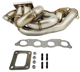 K Series K20 K24 AWD FWD Top Mount Turbo Manifold 60mm Wastegate T4 Flange