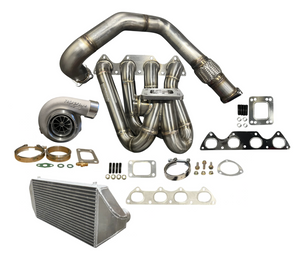 B Series T3 T4 Top Mount Turbo Manifold GSR B16 B18 B20 Intercooler 6262 EG EK Civic DC2 Integra