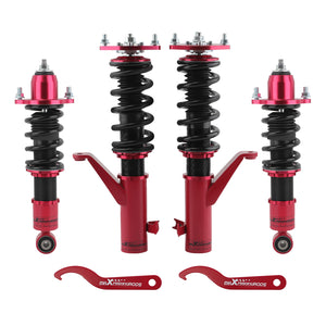 Honda Civic 2001 2002 2003 2004 2005 Adjustbale Height Shock Strut Red Coilovers lowering kit