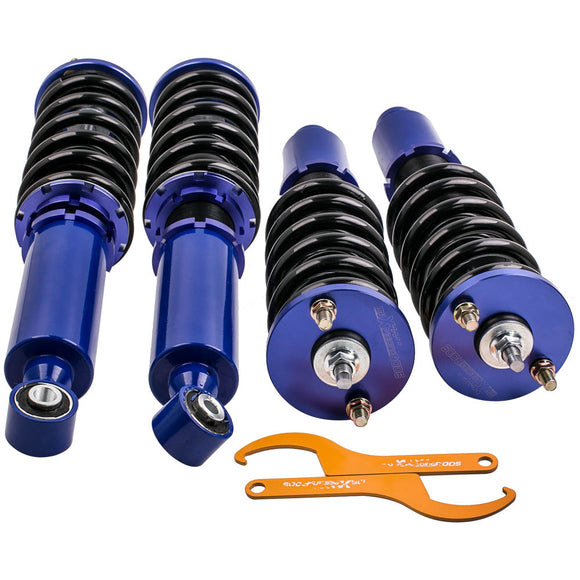 Honda CRV 1996 -2001 Adjustable Height Shocks Coilover suspension Kits Blue lowering kit