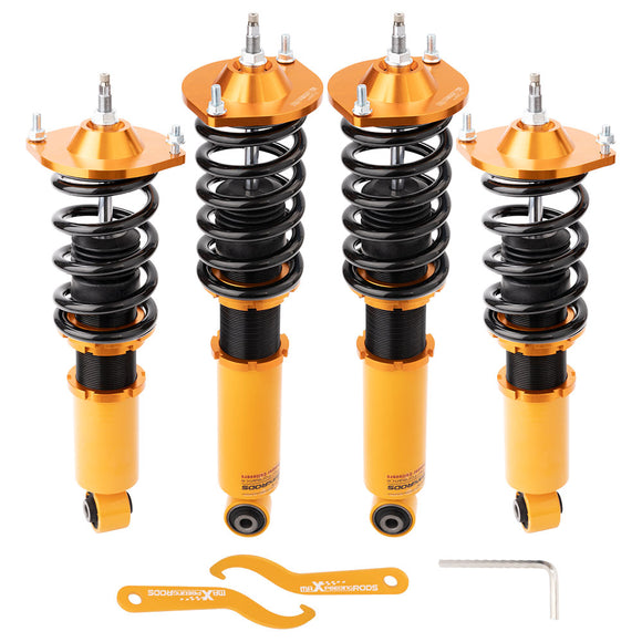 Mazda Miata Base Convertible 2D 1999-2005 Adj. Damper Golden Coilovers Struts suspension kit lowering kit