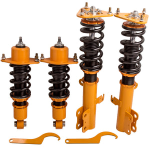 Gold Full Coilover Struts Shock Suspension Kit 2005-2010 Scion Tc Adj Height lowering kit