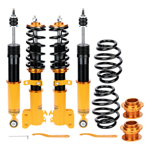 4x Coilovers Rear+ Front Suspension Kits Toyota Yaris 2013-2017 Adj. Damper lowering kit