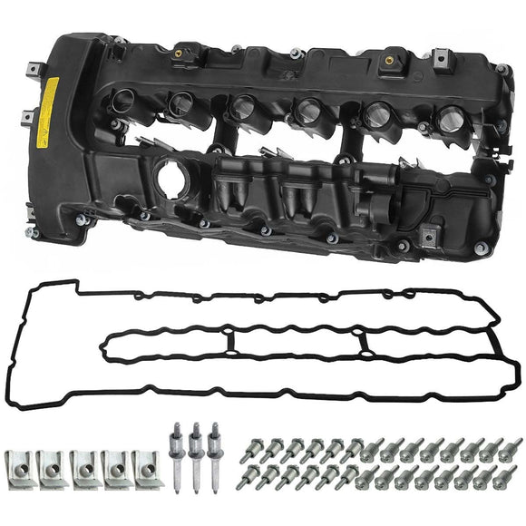 Engine Valve Cover with Gasket for 2007-2010 BMW 135i 335i 535i 740i N54 Z4 X6 11127565284