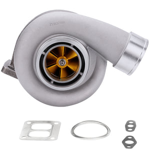 GT45 Turbo charger V-Band 600+BHP T4 V-band Flange 1.05 A/R .66 twin scroll billet compressor wheel turbocharger