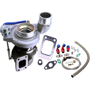 HY35 T3 Turbo Turbocharger DODGE RAM 2500/3500 + Oil Feed amp; Drain Line Kits