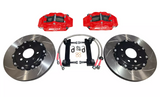 JSR Track Brake Kit 9.5" Spindle Front Drilled Slotted Rotor Caliper 88-00 Honda Civic