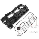 Valve Cover w/ Gasket & Cap for BMW N55 135i 335i 535i 640i 740i X3 X5 X6 3.0L