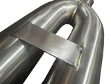 Universal Stainless Steel Twin Dual Straight Blast Pipe Tip 3" Inlet Muffler Exhaust