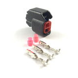 Bosch EV6 EV14 USCAR 2-Pin Fuel Injector Plug Connector Kit ID1300 ID1700