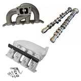 VW MKIV GTI T3 twin scroll turbo manifold + Cast Aluminum Intake Manifold + 252 / 260 High Performance Camshaft set