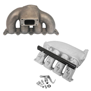 VW MKIV GTI T3 turbo manifold + Cast Aluminum Intake Manifold