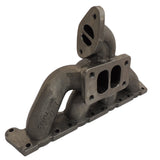 VW MKIV GTI T3 Twin Scroll Top Mount Flange Turbocharger Exhaust Manifold + Cast Aluminum Intake Manifold