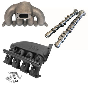 VW MKIV GTI T3 turbo manifold + Cast Aluminum Intake Manifold + 252 / 260 High Performance Camshaft set