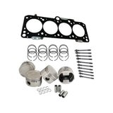 Forged piston set 81mm 1.8L 20V VW/AUDI + Decompression Head Gasket Spacer - 1.5mm + 136mm head stud set