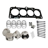 Forged piston set 82mm 1.8L 20V VW/AUDI + Decompression Head Gasket Spacer - 1.5mm + 136mm head stud set