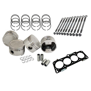 Forged piston set 83mm 1.8L 20V VW/AUDI + Decompression Head Gasket Spacer - 1.5mm + 136mm Head stud set